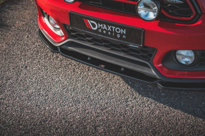 Spojler pod nárazník lipa V.2 Mini Countryman Mk2 F60 JCW černý lesklý plast