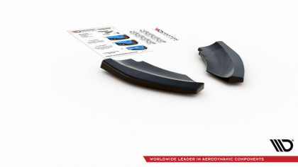 Splittery zadní boční Mini Countryman Mk2 F60 JCW černý lesklý plast