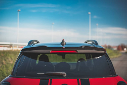 Prodloužení spoileru Mini Countryman Mk2 F60 JCW černý lesklý plast