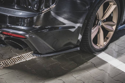 Splittery zadní boční Audi RS5 F5 Facelift černý lesklý plast