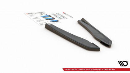Splittery zadní boční Audi RS5 F5 Facelift černý lesklý plast