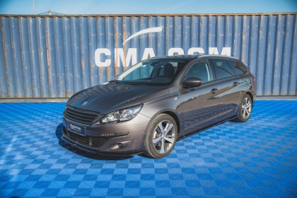 Prahové lišty Peugeot 308 Mk2 Facelift carbon look