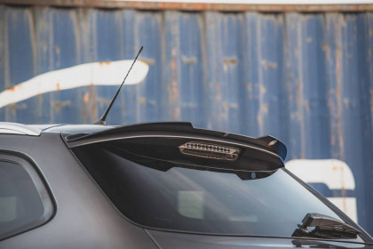 Prodloužení spoileru Peugeot 308 SW Mk2 Facelift černý lesklý plast