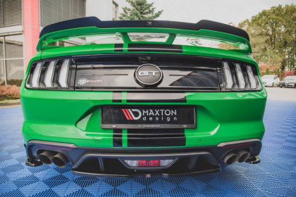 Difuzor zadního nárazníku Ford Mustang GT Mk6 Facelift černý lesklý plast