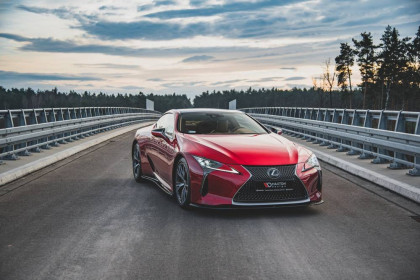 Spojler pod nárazník lipa V.2 Lexus LC 500 černý lesklý plast
