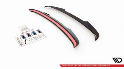 Prodloužení spoileru Volvo XC60 Mk2 R-Design černý lesklý plast