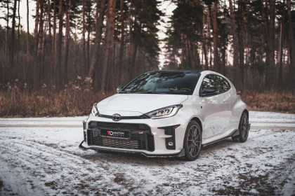 Spojler pod nárazník lipa + Flaps V.3 Toyota GR Yaris Mk4 černý lesklý plast