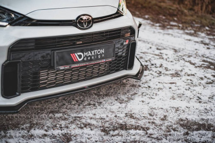 Spojler pod nárazník lipa + Flaps V.3 Toyota GR Yaris Mk4 černý lesklý plast