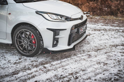 Spojler pod nárazník lipa + Flaps V.3 Toyota GR Yaris Mk4 černý lesklý plast