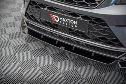 Spojler pod nárazník lipa V.1 Cupra Ateca černý lesklý plast