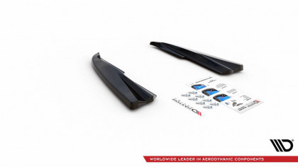 Splittery zadní boční Volvo S60 R-Design Mk2 černý lesklý plast