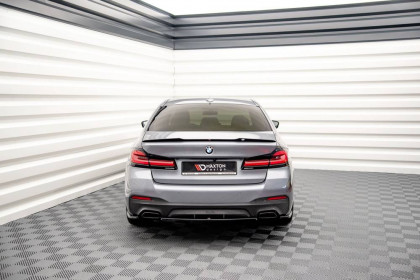 Spoiler zadního nárazníku BMW 5 G30 Facelift M-Pack černý lesklý plast