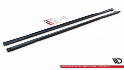 Prahové lišty Audi A7 C8 carbon look