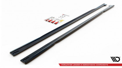 Prahové lišty Audi A7 C8 carbon look