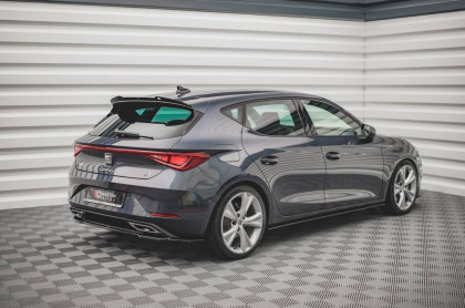 Spoiler zadního nárazníku Seat Leon FR Hatchback Mk4 černý lesklý plast