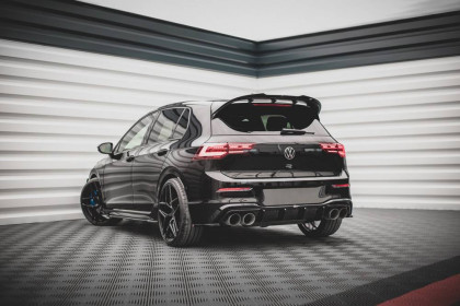Splittery zadní boční V.4 Volkswagen Golf R Mk8 černý lesklý plast