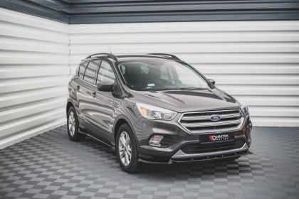 Spojler pod nárazník lipa Ford Escape Mk3 černý lesklý plast