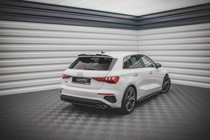 Splittery zadní boční V.1 Audi S3 8Y černý lesklý plast