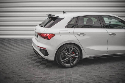 Splittery zadní boční V.1 Audi S3 8Y černý lesklý plast