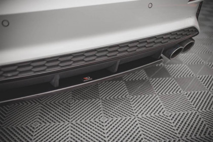 Spoiler zadního nárazníku Audi S3 8Y černý lesklý plast