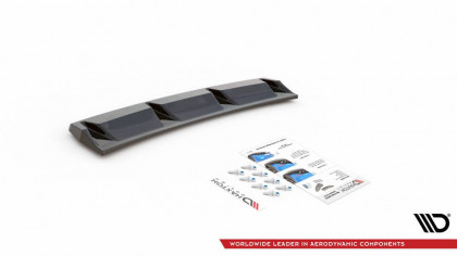 Spoiler zadního nárazníku Audi S3 8Y černý lesklý plast