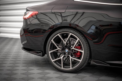 Splittery zadní boční V.2 BMW 4 M-Pack G22 carbon look