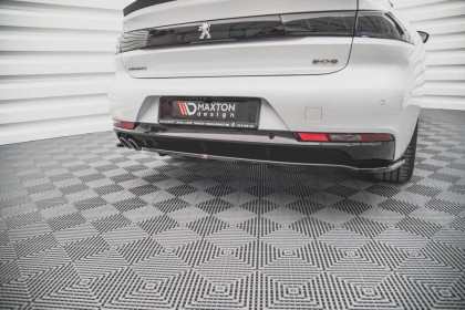 Spoiler zadního nárazníku Peugeot 508 GT-Line Mk2 s křídélky černý lesklý plast