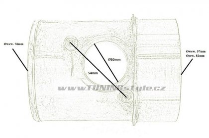 Adaptér k Blow off ventilu TurboWorks průměr 80mm Subaru Impreza WRX