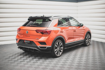 Prodloužení spoileru Volkswagen T-Roc Mk1 černý lesklý plast