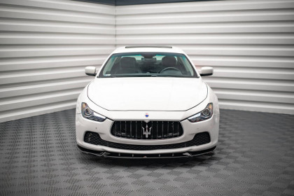 Spojler pod nárazník lipa V.2 Maserati Ghibli Mk3 černý lesklý plast