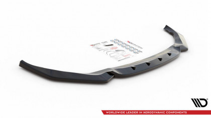 Spojler pod nárazník lipa V.1 BMW X1 M-Pack F48 carbon look