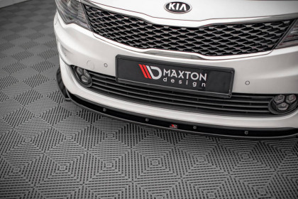 Spojler pod nárazník lipa V.2 Kia Optima Mk4 černý lesklý plast