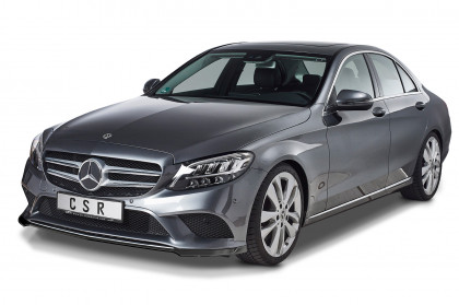 Spoiler pod přední nárazník CSR CUP - Mercedes Benz C W205 18-21 carbon look lesklý 