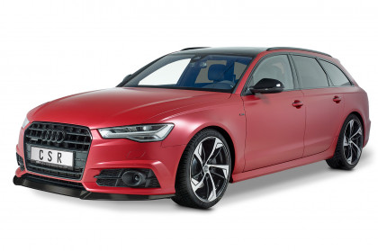 Spoiler pod přední nárazník CSR CUP - Audi A6 C7 4G S-Line/ S6 C7 4G černý lesklý