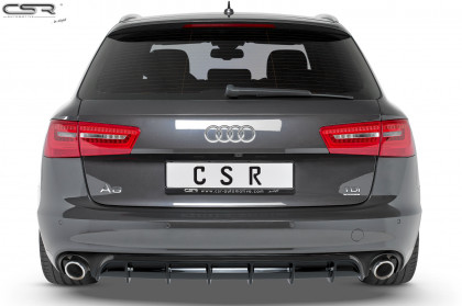 Spoiler pod zadní nárazník CSR - Audi A6 C7 4G Limo / Avant 11-14 černý matný 
