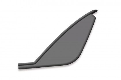 Spoiler pod zadní nárazník CSR - Golf 7 GTI / GTD / GTE černý matný