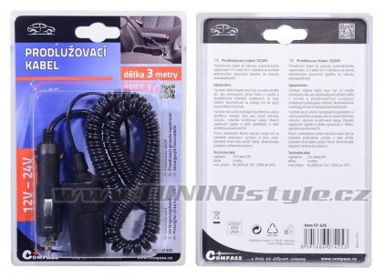Prodlužovací kabel 12/24V