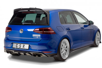 Spoiler pod zadní nárazník CSR - VW Golf 7 R / R-Line 13-17 černý matný