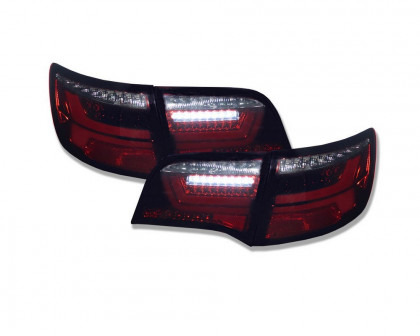 Zadní světla s LED dynamickým blinkrem AUDI A6 C6 4F Avant 04-11 červená/kouřová