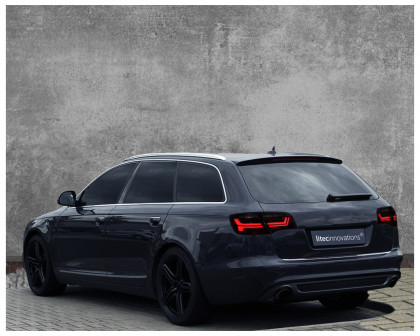 Zadní světla s LED dynamickým blinkrem AUDI A6 C6 4F Avant 04-11 červená/kouřová