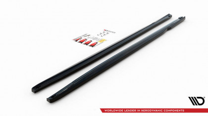 Prahové lišty Honda Civic Mk9 carbon look