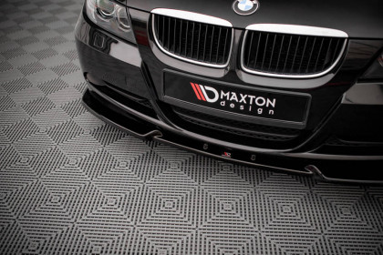 Spojler pod nárazník lipa V.1 BMW 3 E90 černý lesklý plast