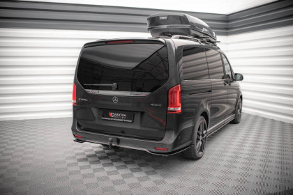 Spoiler zadního nárazníku Mercedes-Benz V-Class AMG-Line W447 Facelift carbon look