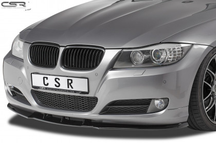 Spoiler pod přední nárazník CSR CUP - BMW E90 / E91 LCI černý leský