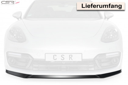 Spoiler pod přední nárazník CSR CUP - Porsche Panamera 2 carbon look lesklý
