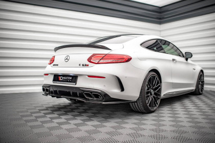 Spoiler zadního nárazníku Mercedes-AMG C 63AMG Coupe C205 Facelift carbon look
