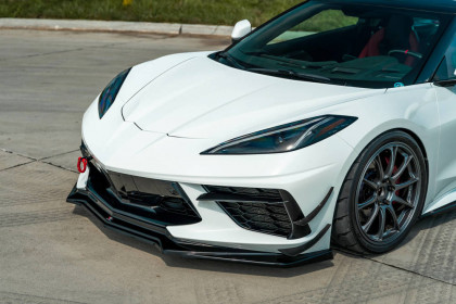 Spojler pod nárazník lipa Chevrolet Corvette C8 carbon look