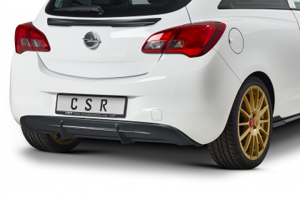 Spoiler pod zadní nárazník, difuzor CSR - Opel Corsa E carbon look matný