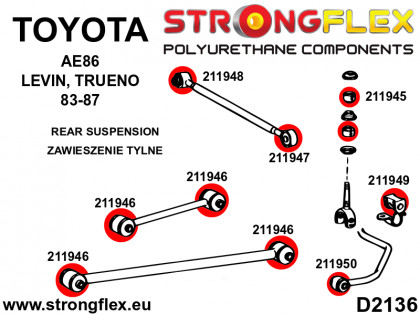 211946A: Tuleja wahacza tylnego SPORT