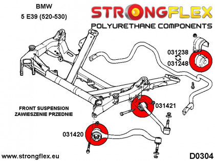036233B: Kompletny zestaw zawieszenia E39 Sedan